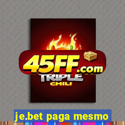 je.bet paga mesmo